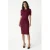 Rinascimento midi jurk – donkerrood