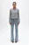 BENU Dames Blauwe Blazer met Gouden Knopen