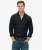 Embroidered Vacation Linnen Overhemd Relaxed Pasvorm Blauw