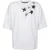 Palm Angels Heren Shooting Star Logo Oversized T-Shirt (Wit)
