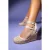Lions Mesh Leren Sleehak Espadrilles Sandaal (Dames)