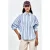 CKS gestreepte blouse – lichtblauw