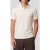 Calvin Klein Ss Slim Supima Logo Polo Papyrus