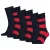 TOMMY HILFIGER Sokken  rood / zwart
