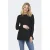 ONLY MATERNITY zwangerschaps top zwart rib gebreid