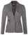 Dames Tweed jaren 1920 visgraatgrijze blazer