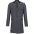 Heren 3/4 lange grijze Crombie overjas jas visgraat tweed jas Peaky Blinder