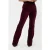EsQualo Trousers Rib Flair Wine Red