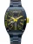 Carlo Colucci Analoog horloge ‘ Donat ‘  nachtblauw / geel