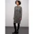 Street One Dames T-shirt jurk met patroon in Beige