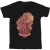 Harry Potter Heren Gryffindor Schets Crest T-Shirt (Zwart)