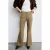 Mango flared broek – kaki