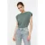 TRENDYOLMİLLA Dames Groen Effen Mouwloos Regular fit T-shirts