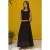 Elastische Taille Rok-Zijden Strik Detail Blouse Muslin Set