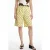 Short met hoge taille, wijde pijpen en stippen