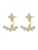 Hey Happiness Oorbellen ‘Star Jacket’  goud