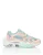 Plein Sport Sneakers laag ‘The Scratch’  lichtblauw / mintgroen / rosa