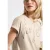 Street One Dames Shirt met folietekst in Beige