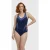 Arena W Isabel Light Cross Back One Piece Plus Navy-bright Blue
