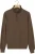 Baileys Half-Zip Sweater bruin, Effen