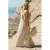 Bolina Island maxi zomerjurk met zebraprint – beige