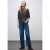 Street One Dames Zacht col shirt in Bruin