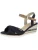 TOM TAILOR Sandalen met riem  donkerblauw / lichtbruin
