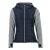Dames zip hoodie van drie materialen Peak Mountain