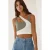 Contrast Asymmetrische Kraag Tanktop