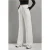 Hoge Taille Elastische Crepe Palazzo Broek