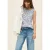 Blousetop met minimale print