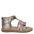 Nelson Kids leren sandalen champagne/roze/paars