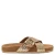 Lazamani Kaja leren slippers goud