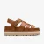 Orianna Twist Tan Leather Sandalen