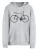 Cotton Prime Sweatshirt ‘Bike – Fahrrad’  grijs gemêleerd / zwart