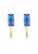 ELLI PREMIUM Oorbellen  blauw / goud