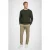 McGregor Lambswool Crew Neck Sweater Dark Olive