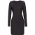 PINKO Allevatore Abito Punto Roma + Tela Busto Black