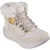 Skechers Enkelhoge laarzen voor dames met imitatiebontrand uit de ‘On The Go’-collectie (Natuurlijk)