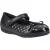 Hush Puppies Lottie Leren Zwarte Ballerina’s Voor Meisjes