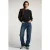 EsQualo Sweater Balloon Slv Sweat Black