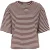 Tooday T-shirt Clip Streep Bordeaux Rood dames