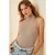 Mouwloze Geribbelde Brei Blouse