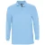 SOLS Heren-Winter II Poloshirt met lange mouwen van Piqué katoen (Sky)
