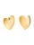 PURELEI Oorbellen ‘True Love’  goud
