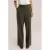 WE Fashion regular waist loose fit pantalon – donkergroen