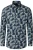Venti Overhemd blauw, Bedrukt