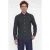 JACK & JONES PREMIUM slim fit gemêleerd piqué overhemd – donkergroen