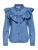 ONLY Blouse ‘ONLINDIGO’  blauw denim