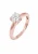 ELLI Ring ‘Solitär’  rose-goud
